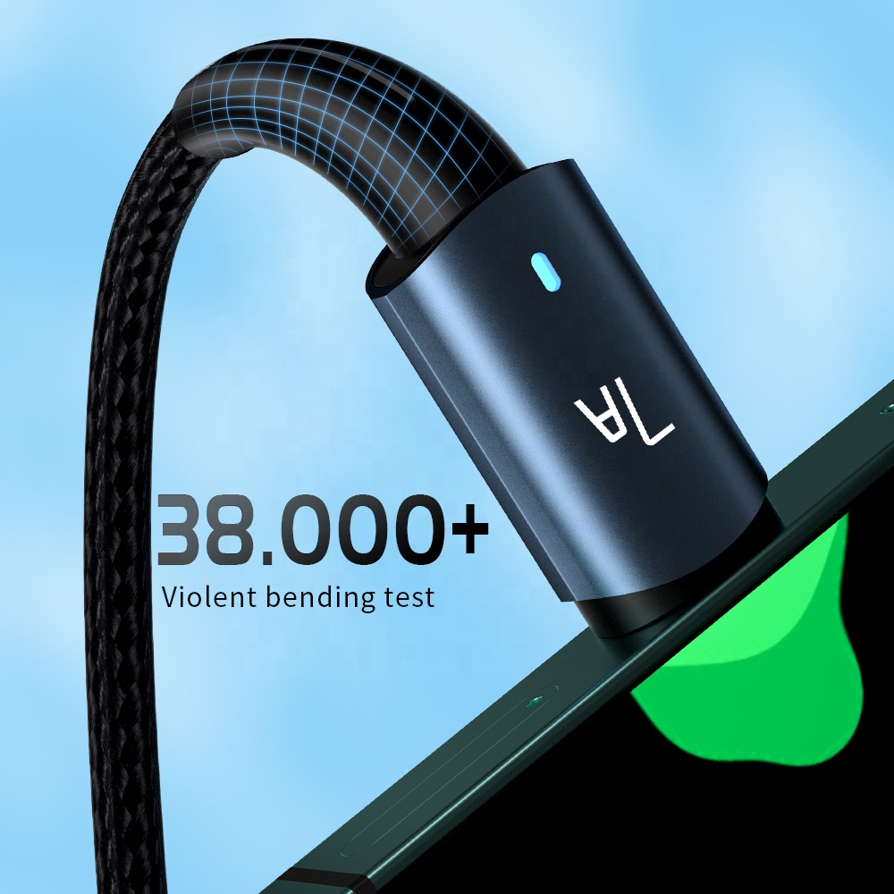 Cable USB-A A USB-C Essager 7A de 2 Metros carga y data