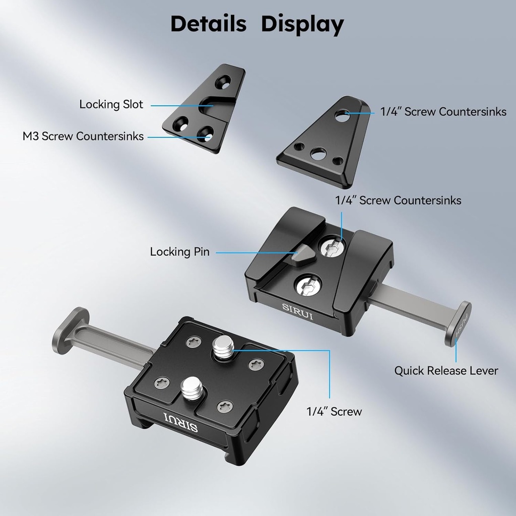 Plato Sirui Mini V Mount Battery Plate Kit AM-VM04