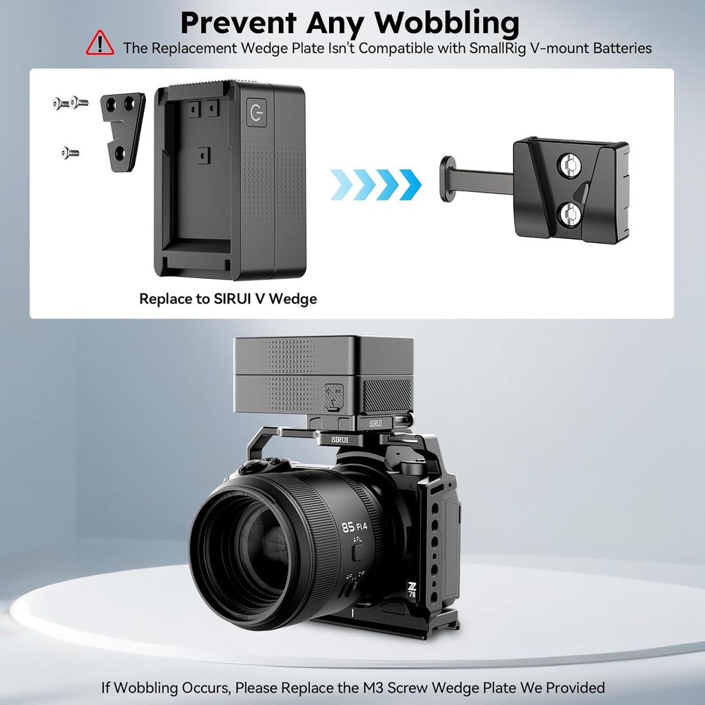 Plato Sirui Mini V Mount Battery Plate Kit AM-VM04