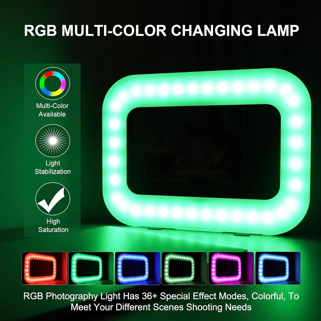 Estabilizador De Video Rig Con Luz Led RGB