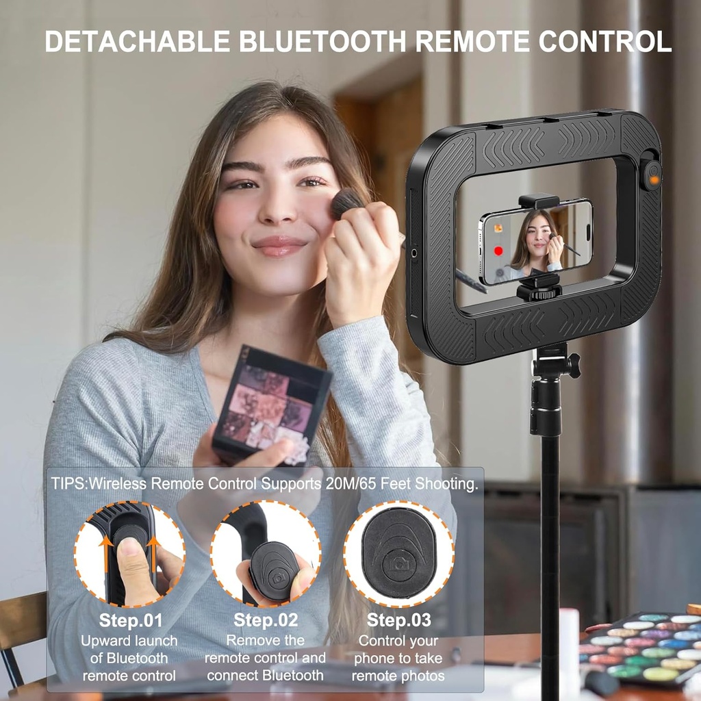 Estabilizador De Video Rig Con Luz Led RGB