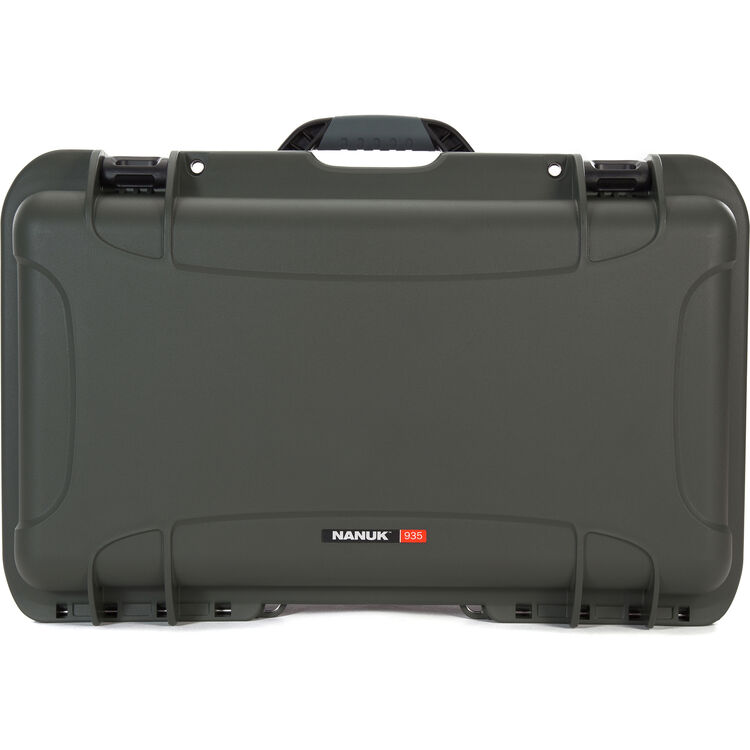 Maleta Rígida Nanuk 935 con Espuma para Equipos Audiovisuales y Cámaras Verde
