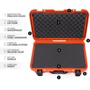 Maleta Rígida Nanuk 935 con Espuma para Equipos Audiovisuales y Cámaras Orange