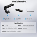 Grip Top Handle Sirui NATO Clamp Mount NATO Riel incluido SC-TH 