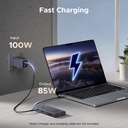  Hub Tipo C 9 En 1 Ugreen Revodok Ethernet HDMI 4K 100W PD Charging SD TF