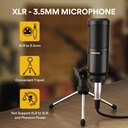 Interfaz de Audio MaonoCaster Lite AU-AM200-S1 (Kit de Podcast con Micrófono)