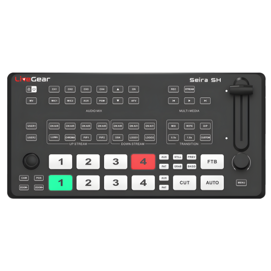 Mezclador de Video LiveGear Seira SH SDI/HDMI 5CH Video Switcher