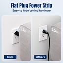 Regleta de 11 Tomas AC + 6 puertos USB 1250 Watts