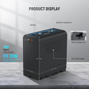 Pack 2 Baterias Neewer Basics NP-F970 7800mAh recargable USB 20W Type C PD Fast Charge