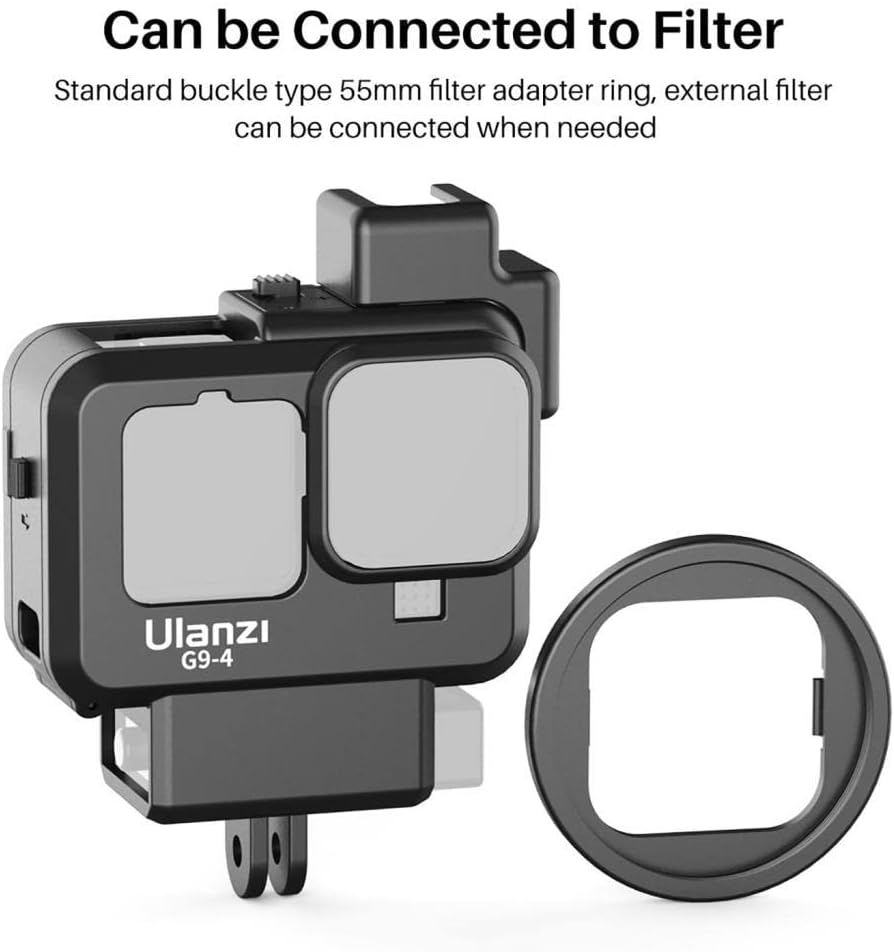 Jaula Cage Box para GoPro Hero 9 a la 13 Ulanzi G9-4