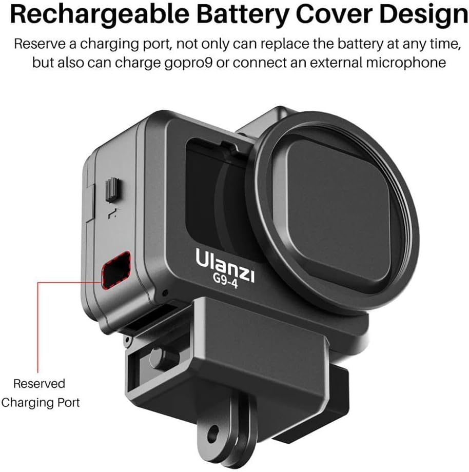 Jaula Cage Box para GoPro Hero 9 a la 13 Ulanzi G9-4