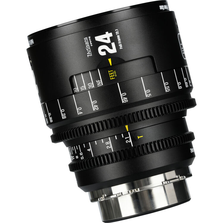  Lente de Cine 7Artisans INFINTE 24mm T2.1 (ARRI PL, Black) FULL FRAME