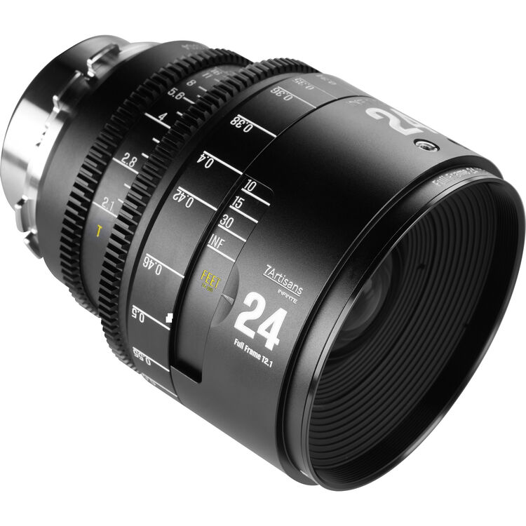  Lente de Cine 7Artisans INFINTE 24mm T2.1 (ARRI PL, Black) FULL FRAME