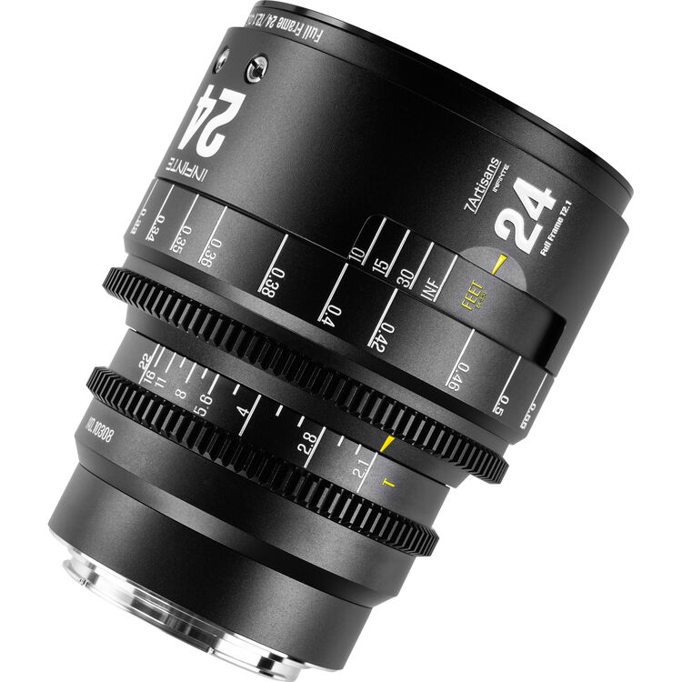  Lente de Cine 7Artisans INFINTE 24mm T2.1 (ARRI PL, Black) FULL FRAME
