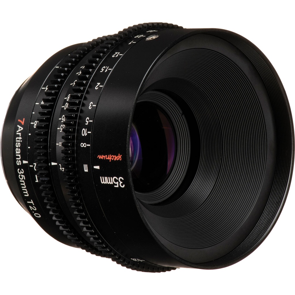 Lente de cine 7Artisans 35mm T2.0 Spectrum Prime Sony E Mount FULL FRAME