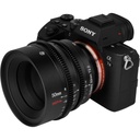 Lente de cine 7Artisans 50mm T2.0 Spectrum Prime Sony E Mount FULL FRAME
