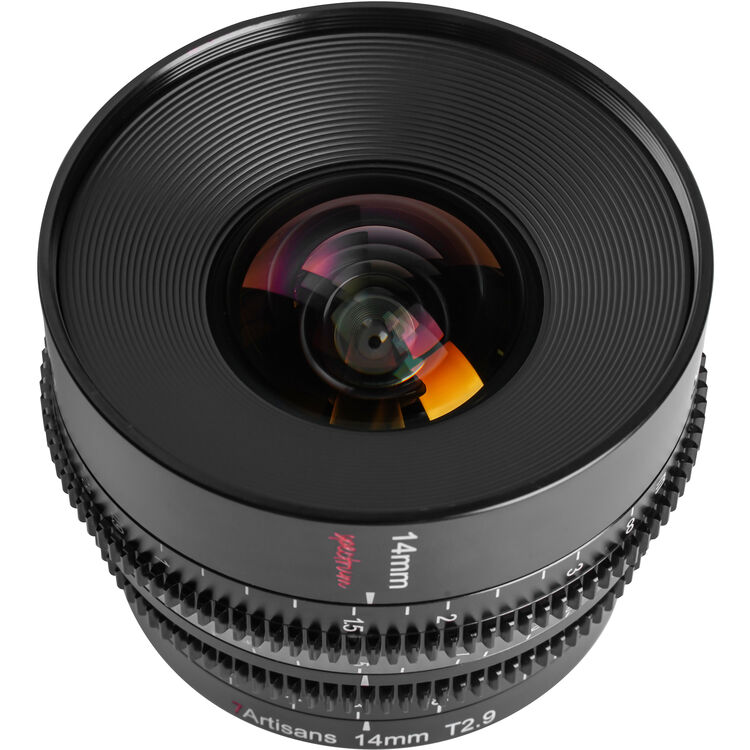 Lente de cine 7Artisans 14mm T2.9 Spectrum Prime Sony E Mount FULL FRAME