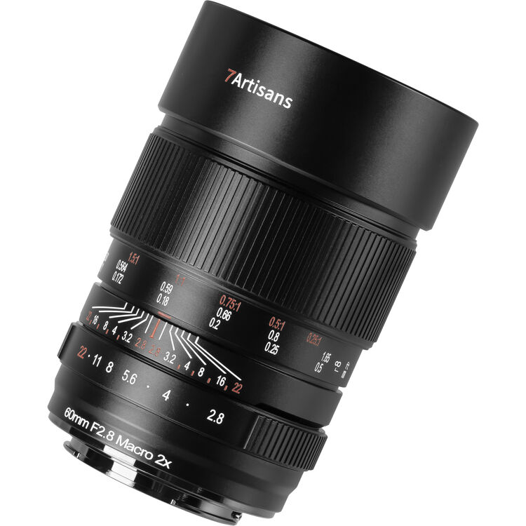  Lente 7Artisans 60mm f/2.8 Macro 2x Sony E Mount FULL FRAME
