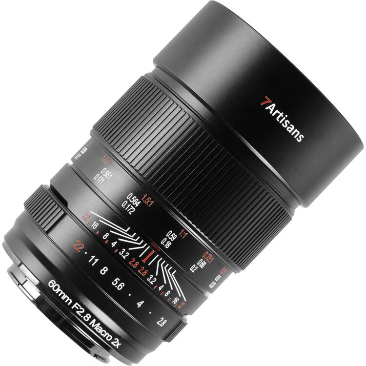  Lente 7Artisans 60mm f/2.8 Macro 2x Sony E Mount FULL FRAME