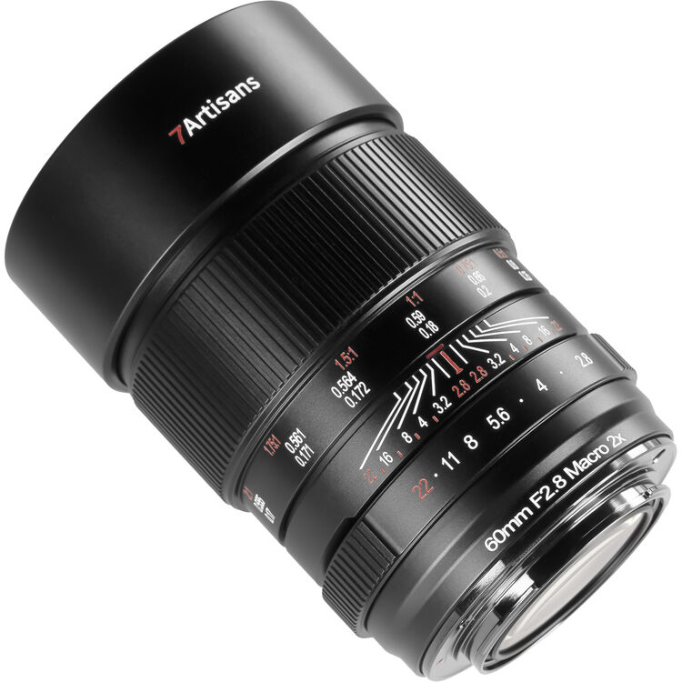  Lente 7Artisans 60mm f/2.8 Macro 2x Sony E Mount FULL FRAME