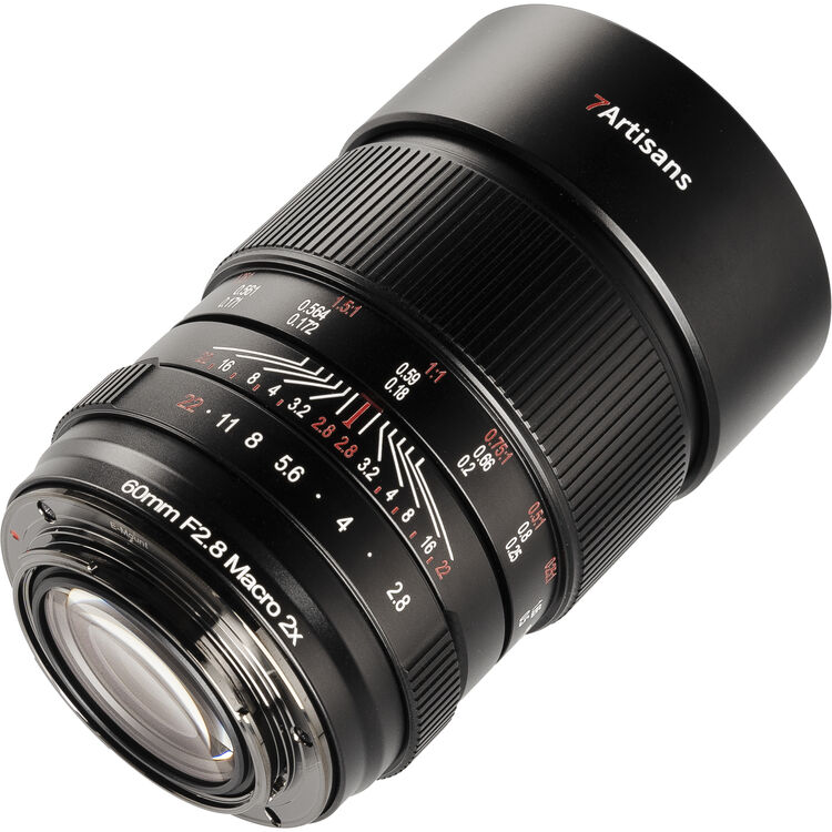  Lente 7Artisans 60mm f/2.8 Macro 2x Sony E Mount FULL FRAME