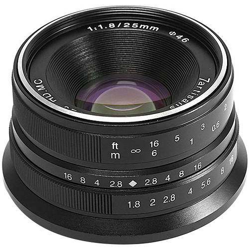  Lente 7Artisans 25mm F1.8 M43 (Panasonic Olympus)