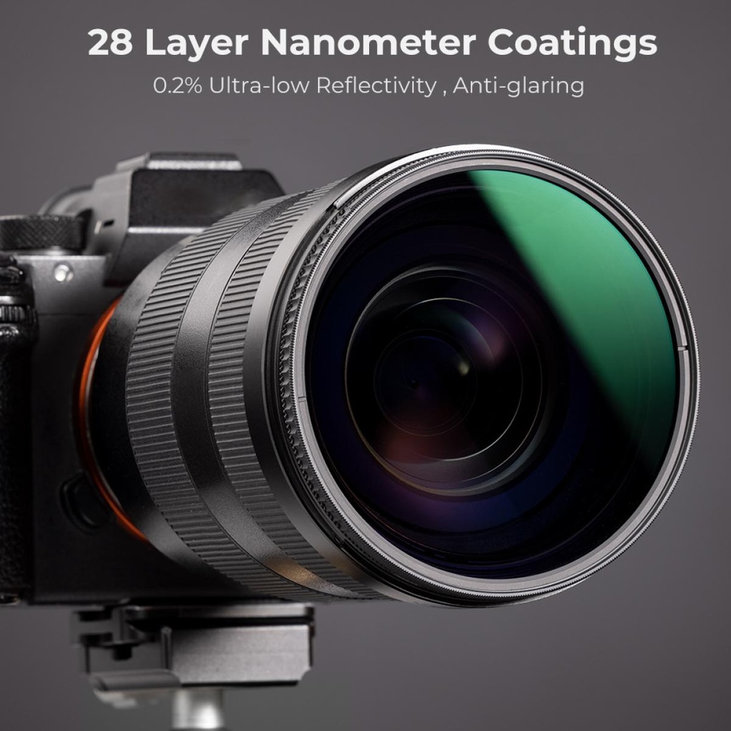 Filtro CPL Polarizador 82mm K&f Concept Nano X KF01.974V3