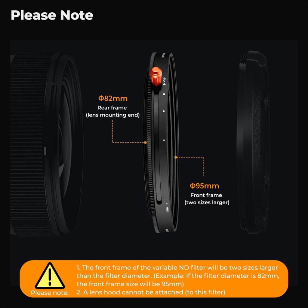 Filtro Nd Variable CPL K&f Concept Nd2-nd32 82mm Nano X series KF01.1088V2