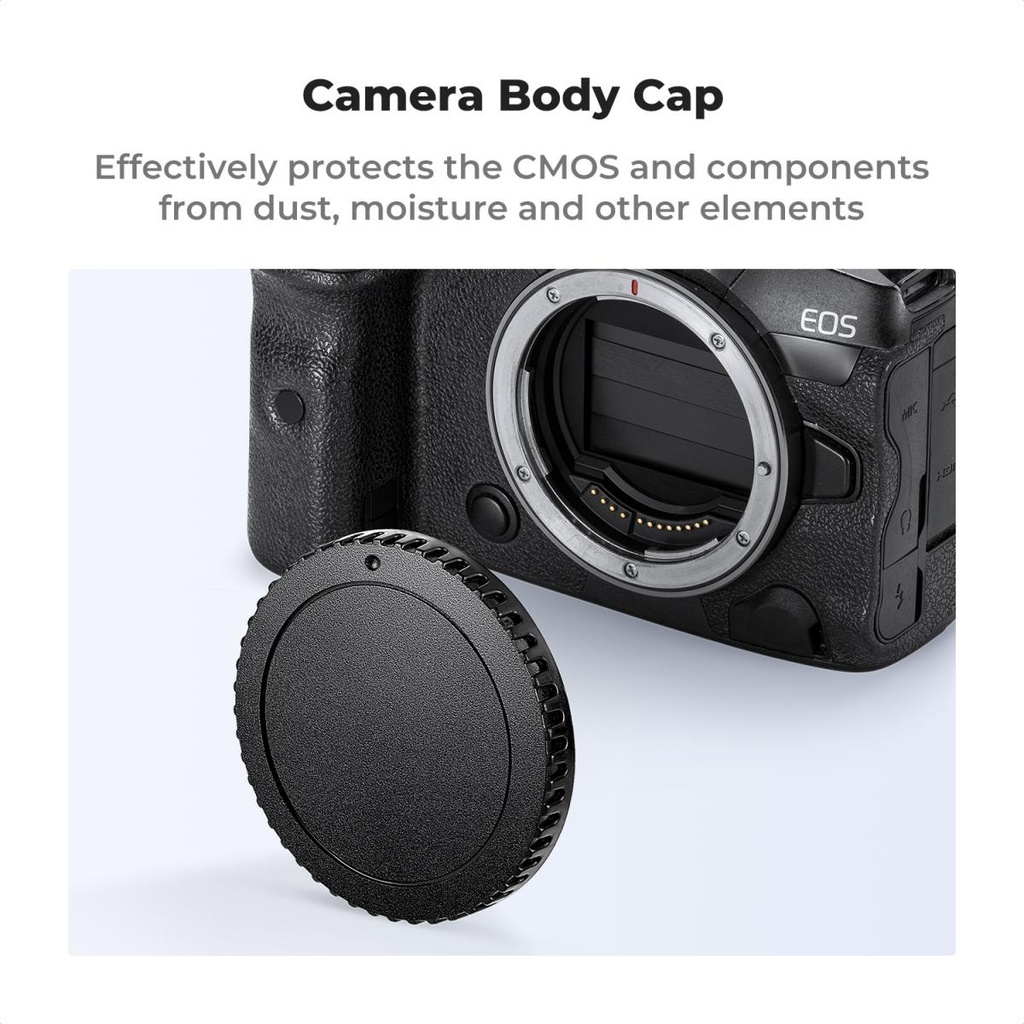 Kit de Tapas Cuerpo, Lente, Zapata y Paño para CANON EF K&f Concept SKU.2363
