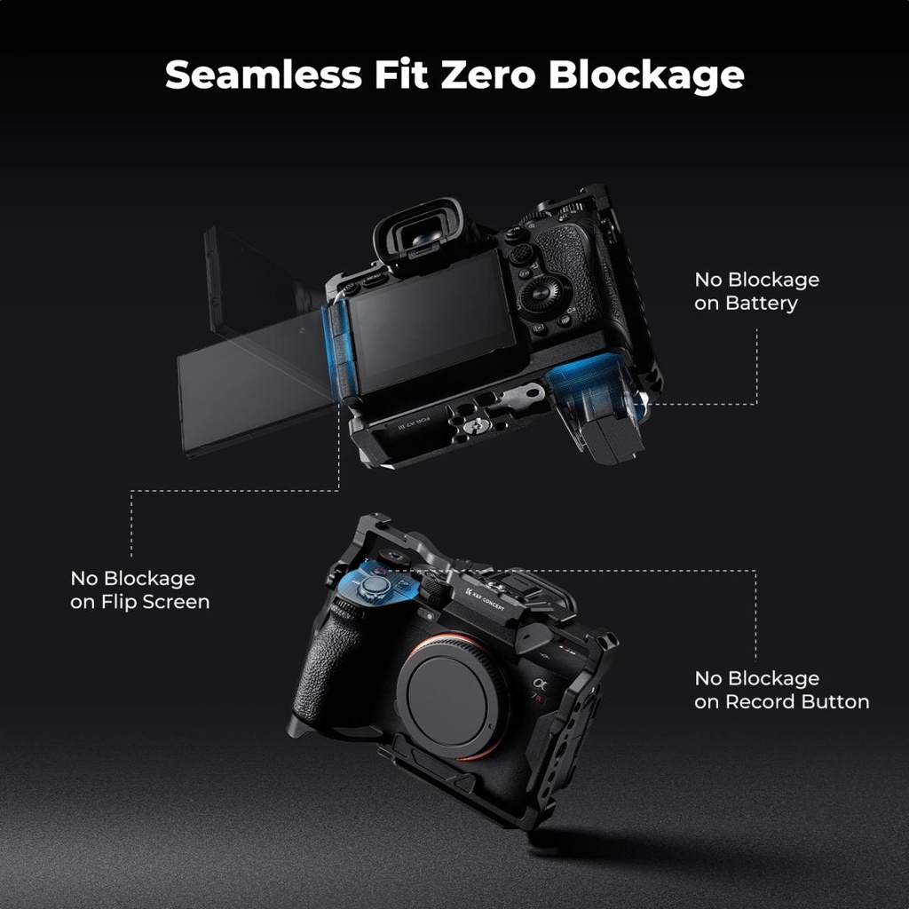 Jaula para Sony A7M5/A7M4/A7R5/A7M3/A7R3 K&f Concept KF31.244