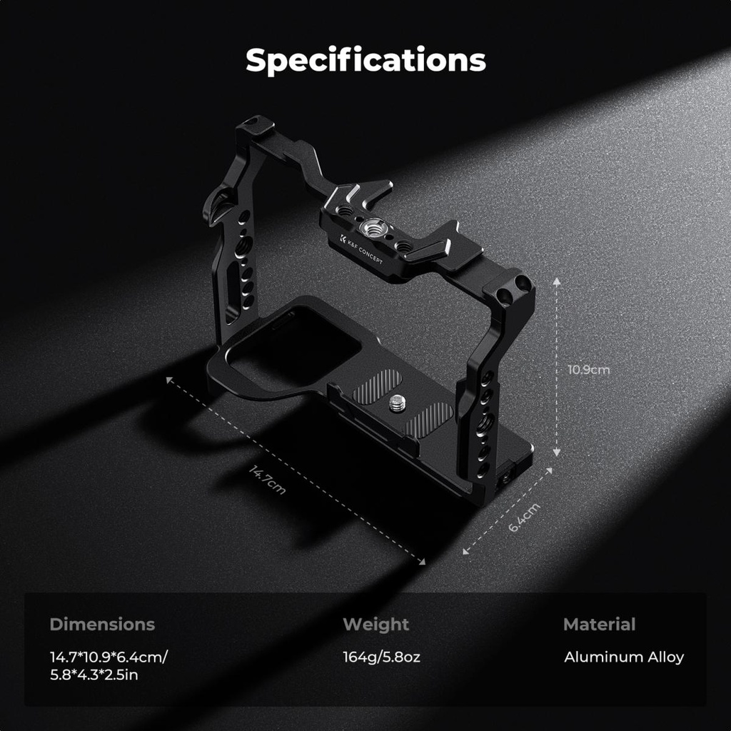 Jaula para Sony A7M5/A7M4/A7R5/A7M3/A7R3 K&f Concept KF31.244
