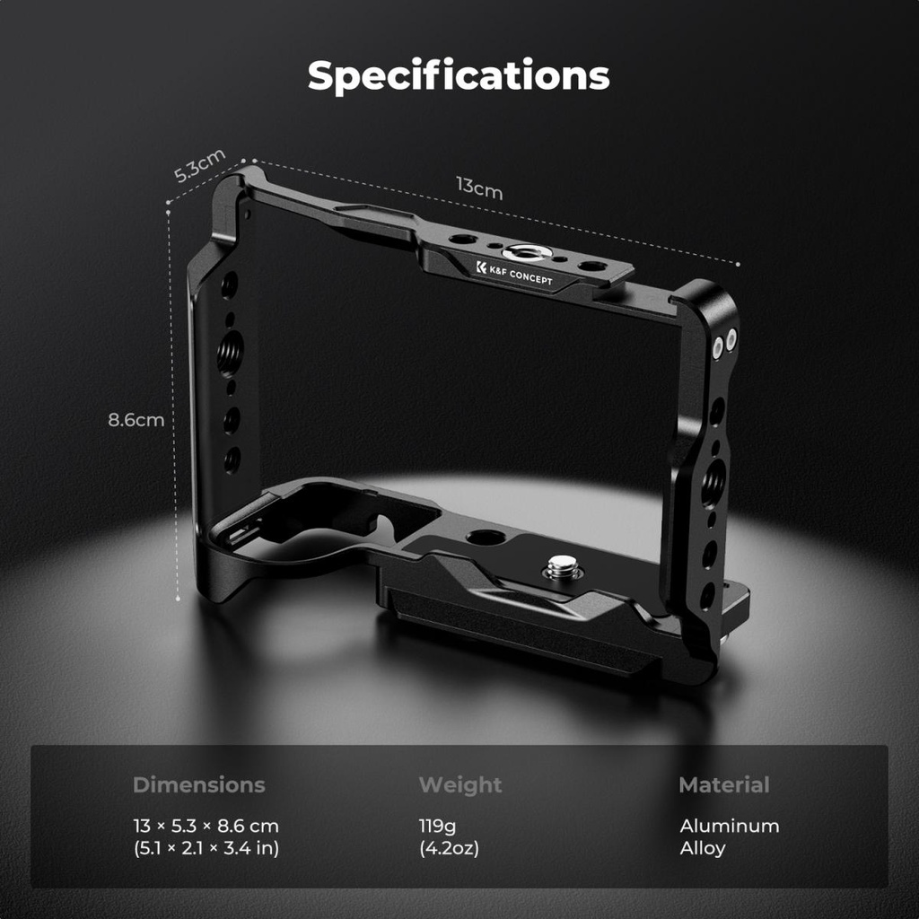 Jaula para Sony ZV-E10 II K&f Concept KF31.241