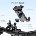 Soporte Universal de Teléfono para Moto y Bicicleta K&F Concept KF31.248
