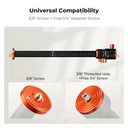 Brazo Cenital Para Tripodes MS104 K&f Concept KF31.253
