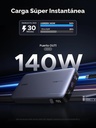 Power Bank 25.000mah Ugreen 145W Carga Rapida PD 3 puertos USB C PD Nexode