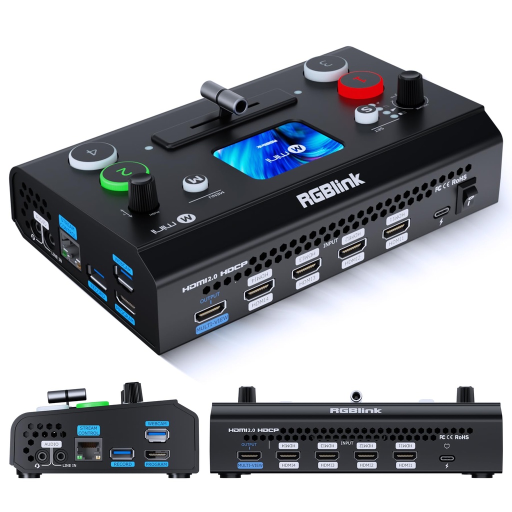 Mezclador De Video Rgblink Mini V3 Hdmi 2k