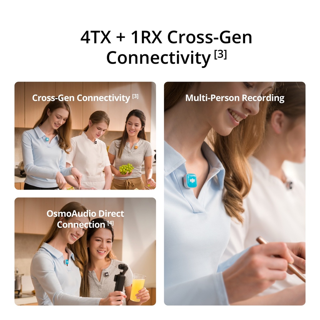 Microfonos DJI Mic Mini 2S 2TX +1RX 