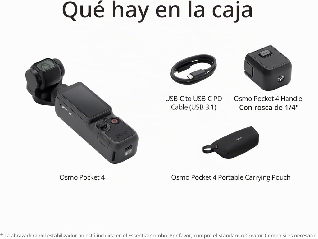 Camara DJI Osmo Pocket 4 Creator