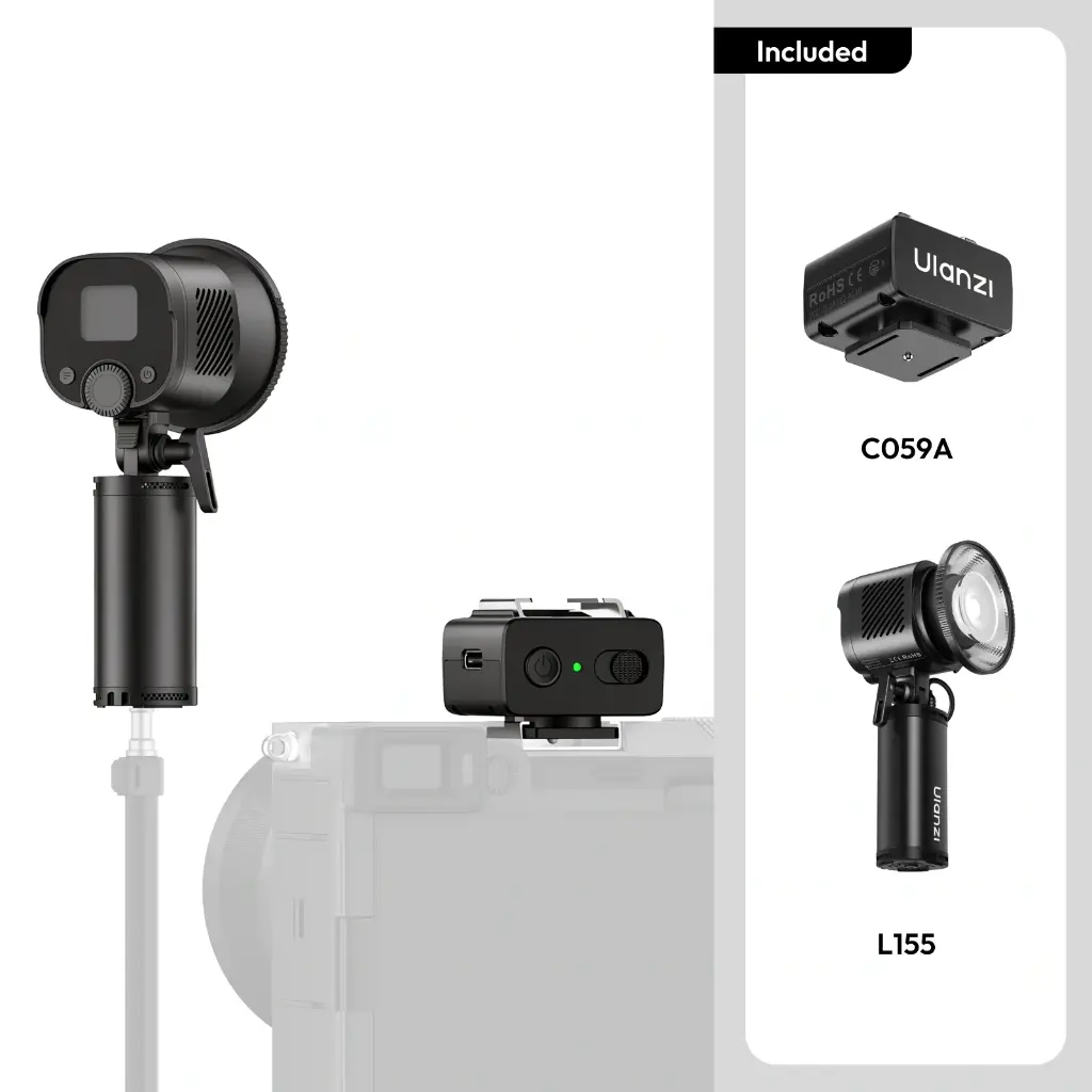 Luz de Video y Flash Ulanzi LC60 LightOn 60W Mini Bowens