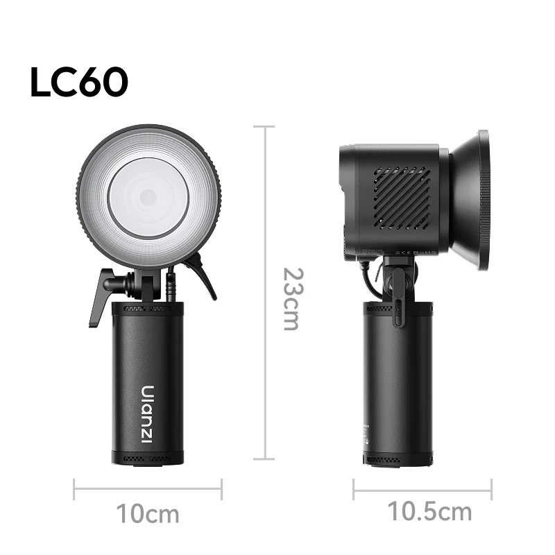 Luz de Video y Flash Ulanzi LC60 LightOn 60W Mini Bowens