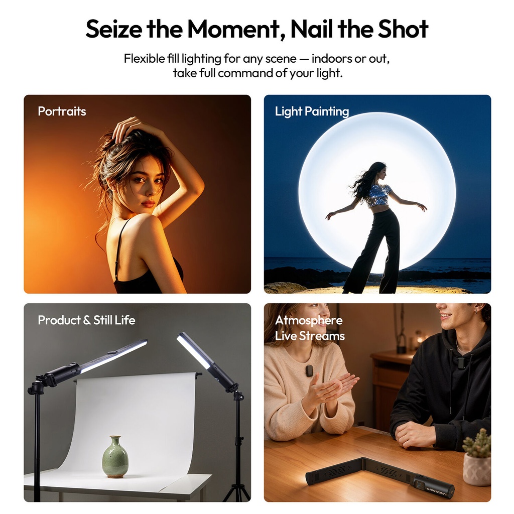 Tubo de Luz LED RGB Plegable Ulanzi FOLD15 L209 (15W)