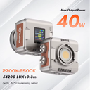 Luz De Video Led Tolifo PL-40RGB 40W RGB Recargable