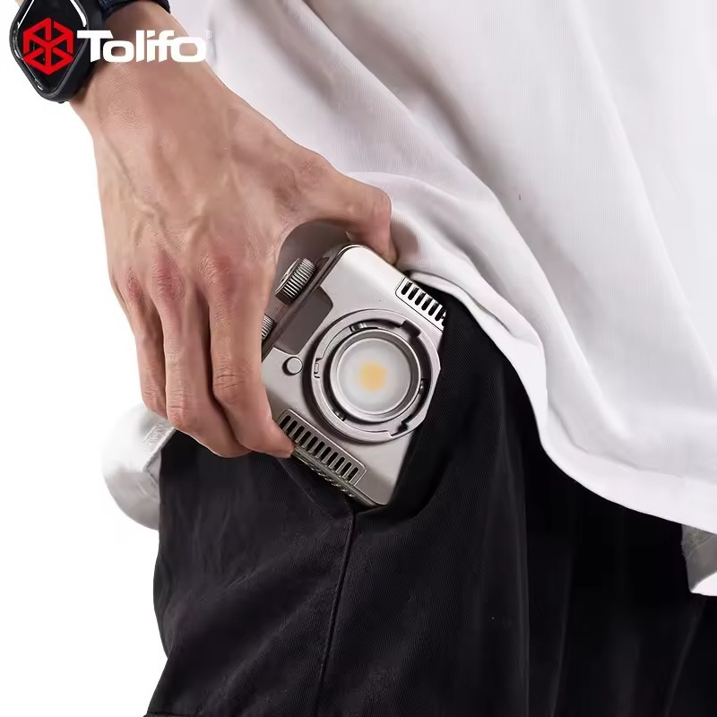 Luz De Video Led Tolifo PL-40RGB 40W RGB Recargable