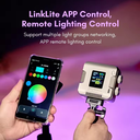Luz De Video Led Tolifo PL-40RGB 40W RGB Recargable