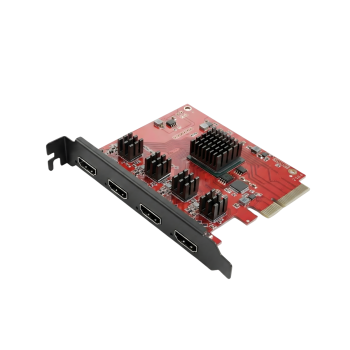 Capturadora de Video 4 canales HDMI 1080p LiveGear Caplink VC104 Pci Express x4