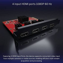 Capturadora de Video 4 canales HDMI 1080p LiveGear Caplink VC104 Pci Express x4