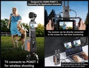Transmisor de video LiveGear WL087PRO OSMO Pocket 3 y 4 de 450 Mts
