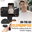 Teleprompter LENSGO TCQI 10P para Smartphone 10 Pulgadas