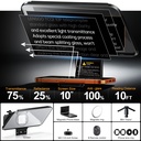 Teleprompter LENSGO TCQI 10P para Smartphone 10 Pulgadas