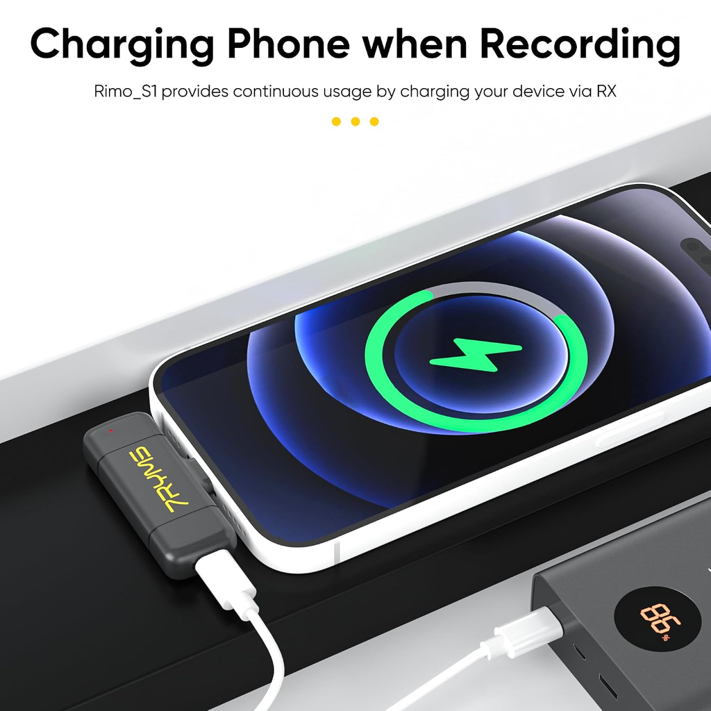 Microfono Balita Inalambrico Rimo S1 Para iPhone Lightning